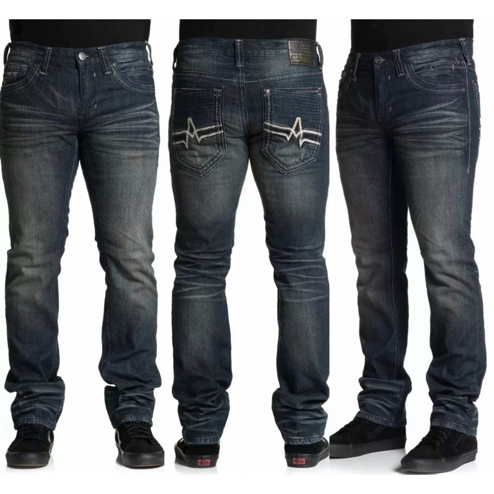 AFFLICTION Men's Denim Jeans GAGE APEX HODGRD
